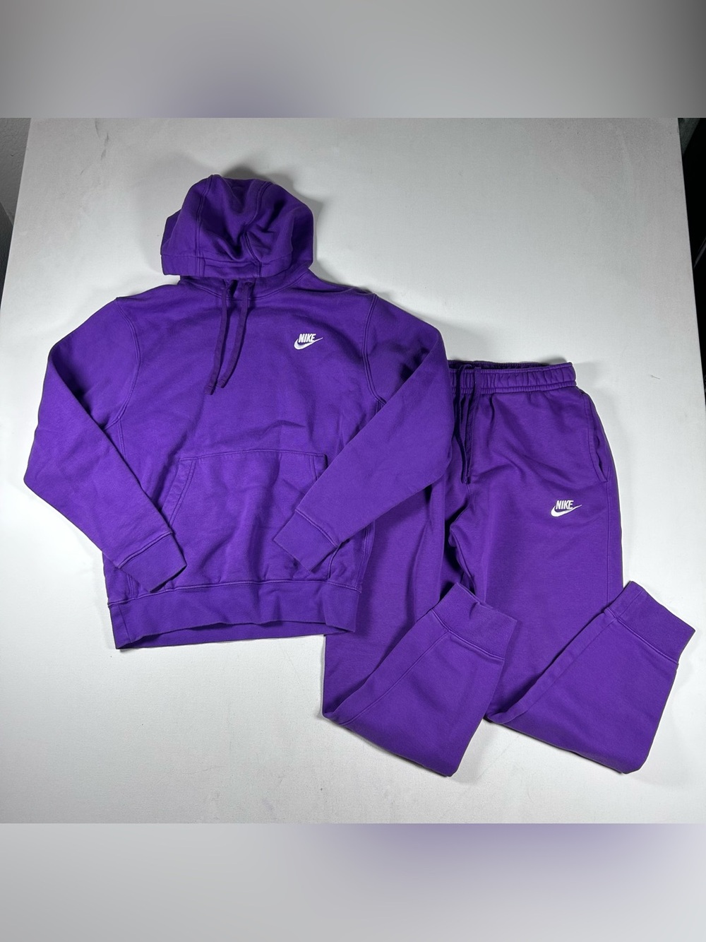 Nike Tech Fleece Hoodie & Joggers Set Small (top Fits Like Medium) - Purple